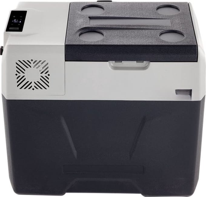 Friggo Zwarte Auto Koelbox - 40L - Met Display, App Bediening en Wielen - Draagbare Koeloplossing