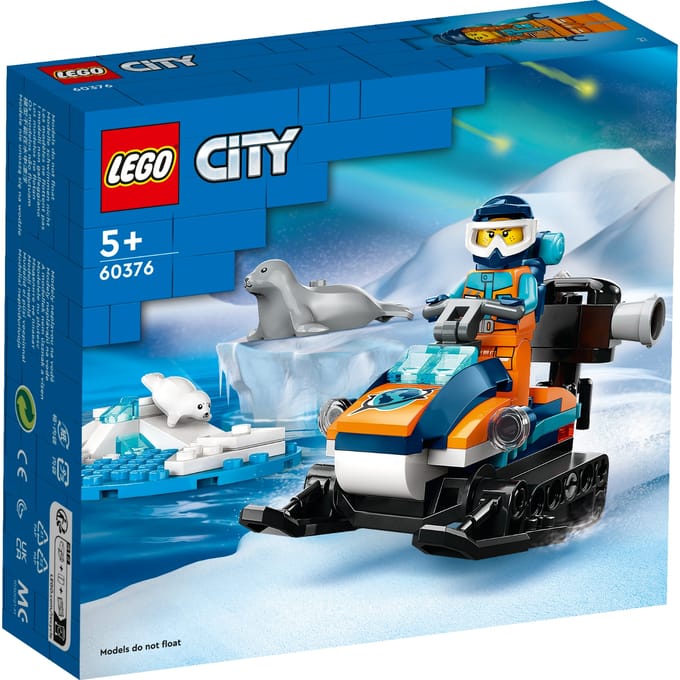LEGO 60376 City Sneeuwscooter voor poolonderzoek Speelgoed voor 5+ Jaar Jongens en Meisjes