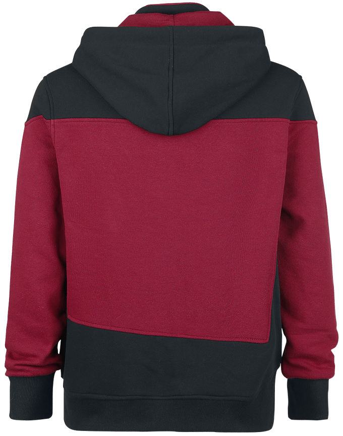 Star Trek Vest met capuchon - The Next Generation - S tot 5XL - rood-zwart