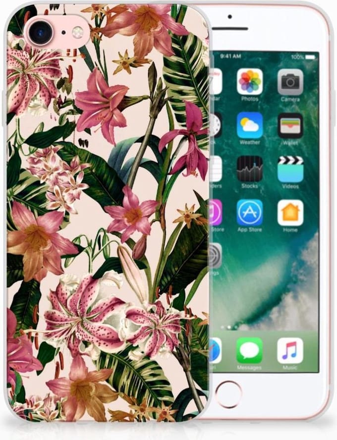 iPhone SE 2022 | SE 2020 | 8 | 7 TPU Case Flowers