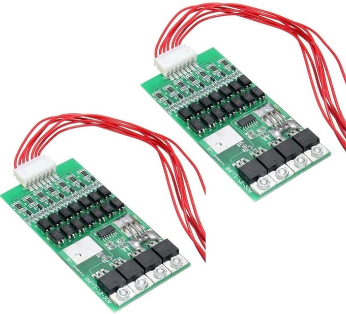 Batterij Beschermingsbord - Lithium Lader - Batterij Beheer - 7S 20A Circuit - 2 Stuks - Groen