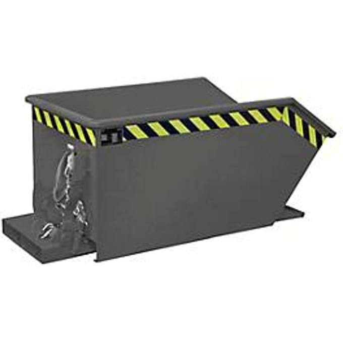 Kiepbak type GU, 300 liter, grijs
