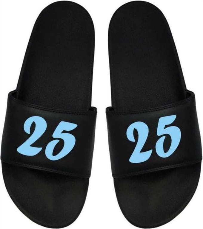 Cadeau Sint - Cadeau Kerst - Cadeau 25 jaar - Cadeau Badslippers - Badslippers - 25 jaar 37
