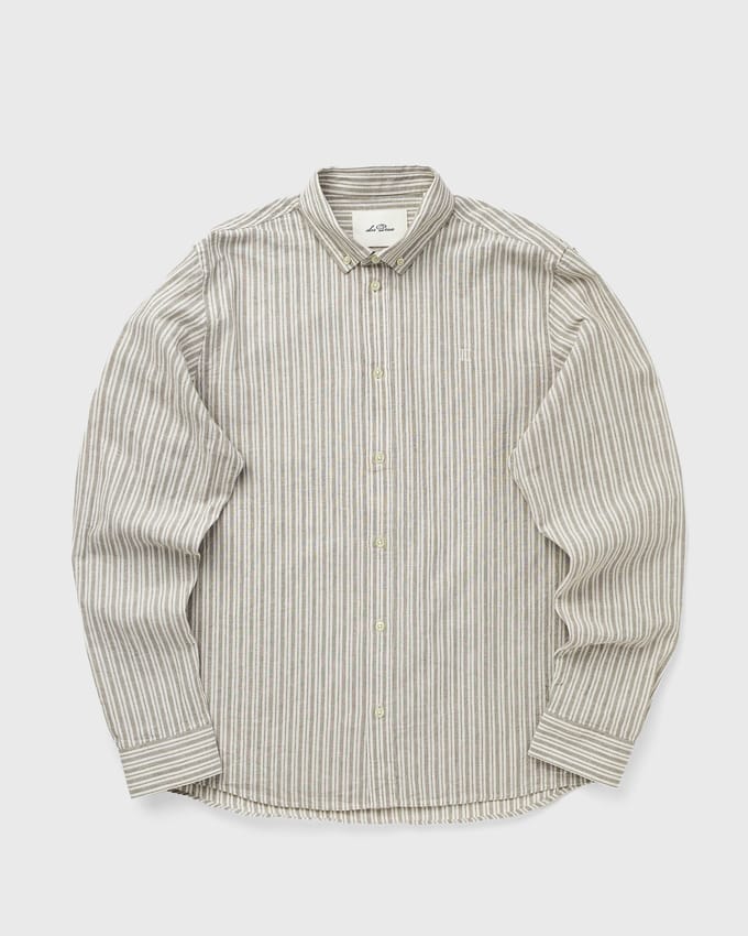 Stripe Cotton-Linen Shirt