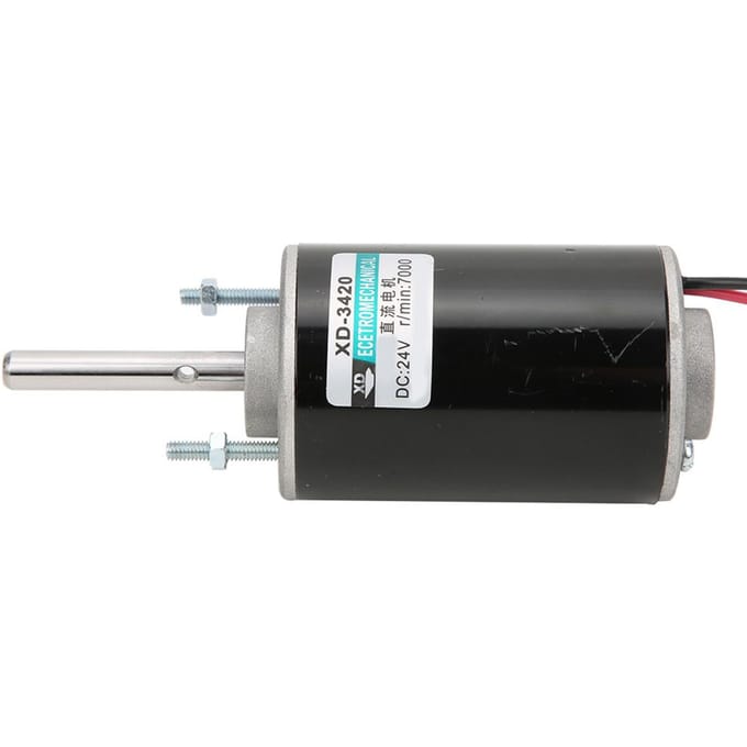 30W Permanente Magneet DC Elektromotor Hoge Snelheid CW CCW(24V 7000RPM)