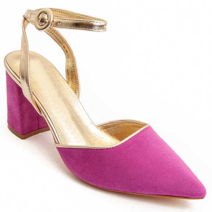 Zapato De Tacón Para Mujer.  Montevita  Selina77  91765 36 roze