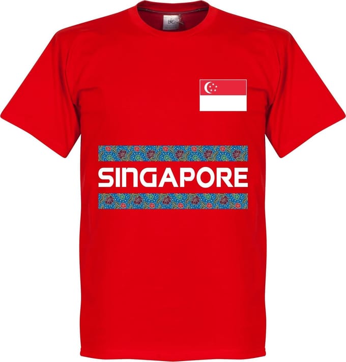 Singapore Team T-Shirt - Rood - L