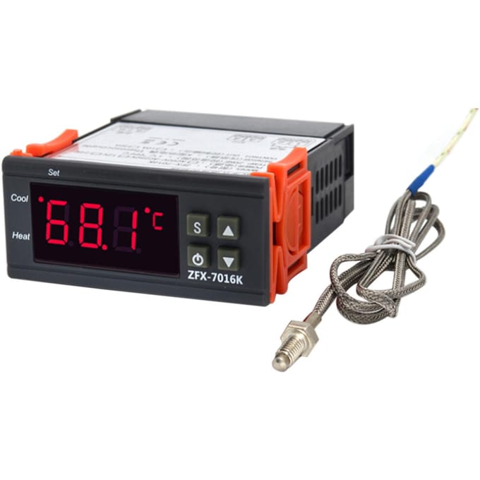 ZFX-7016K 30A Digitale Temperatuurregelaar Intelligente Hoge Nauwkeurigheid Temperatuur Regelthermostaat voor 220V