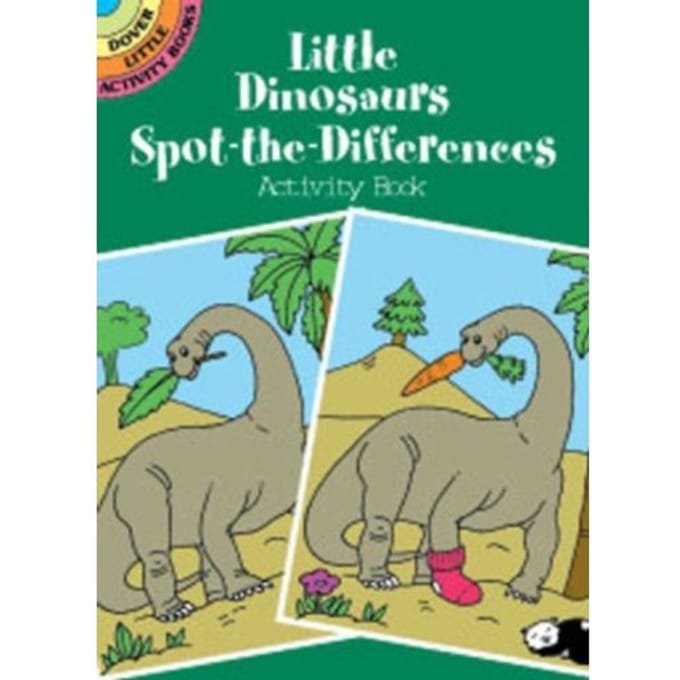 Little Dinosaurs Spot-The-Differences Activity Book - Newman-D'Amico, Fran