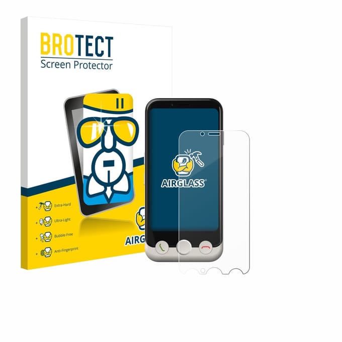 Screenprotector voor Doro Aurora A10 Beschermglas transparant