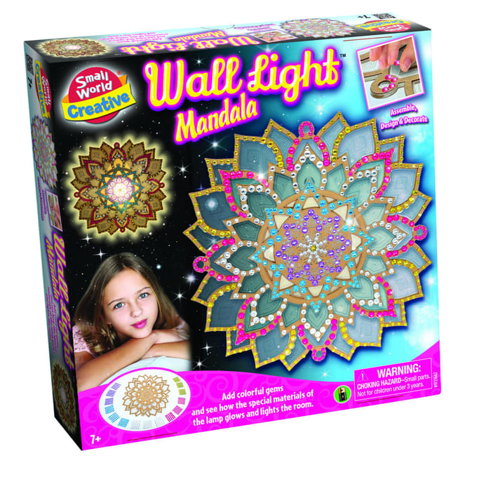 Mandala-wandlamp - Creatieve DIY-kit - Gemaakt van hout