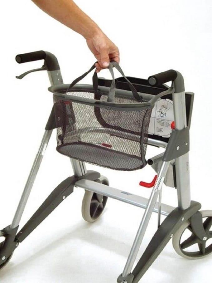 EasyLivingProducts - Active Rollator Mandje - Lichtgewicht en opvouwbaar