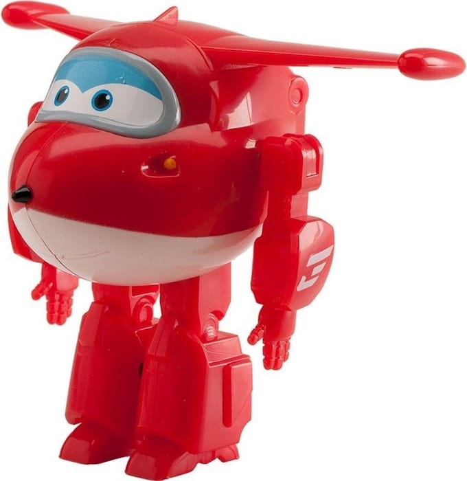 Super Wings Jett taart topper decoratie 7 cm.