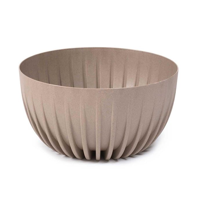 HowHomely Stripped Eco Coffee - Bloempot - UV-bestendig - Weerbestendig