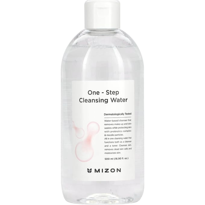 Mizon, One Step Cleansing Water, 500 ml (16.9 fl oz) white