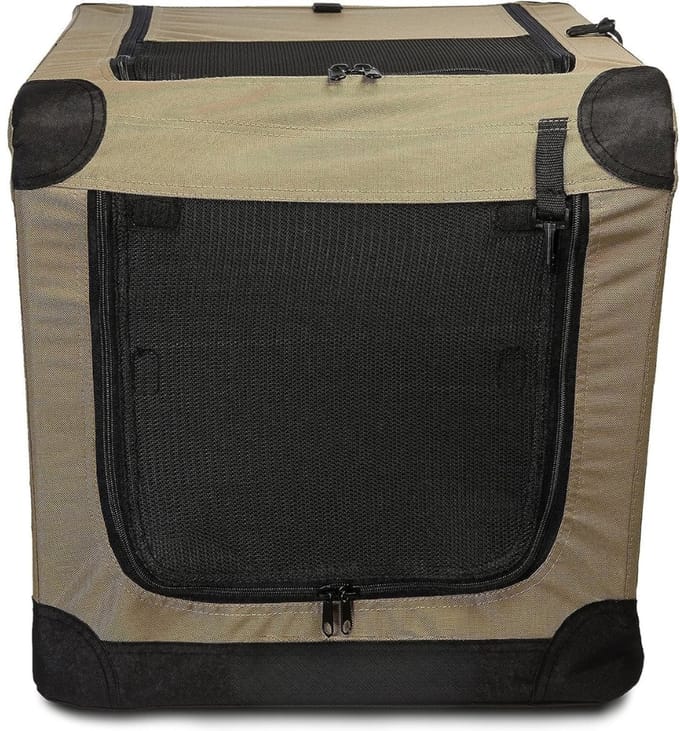 Famanu - Zachte opvouwbare hondenbench, 66 cm