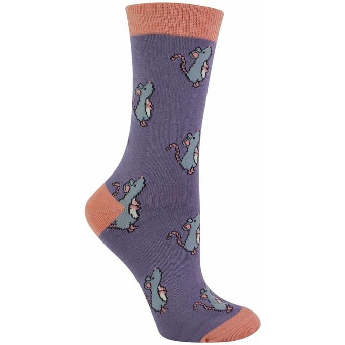 1 Pack Dames Novelty Dierenpatroon Bamboosokken