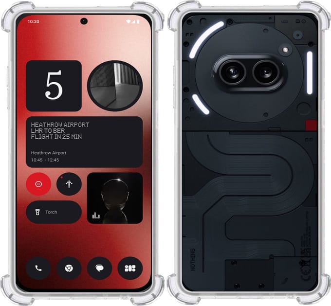 Hoesje geschikt voor Nothing Phone 2a / 2a Plus – Extreme Shock Case – Case Transparant