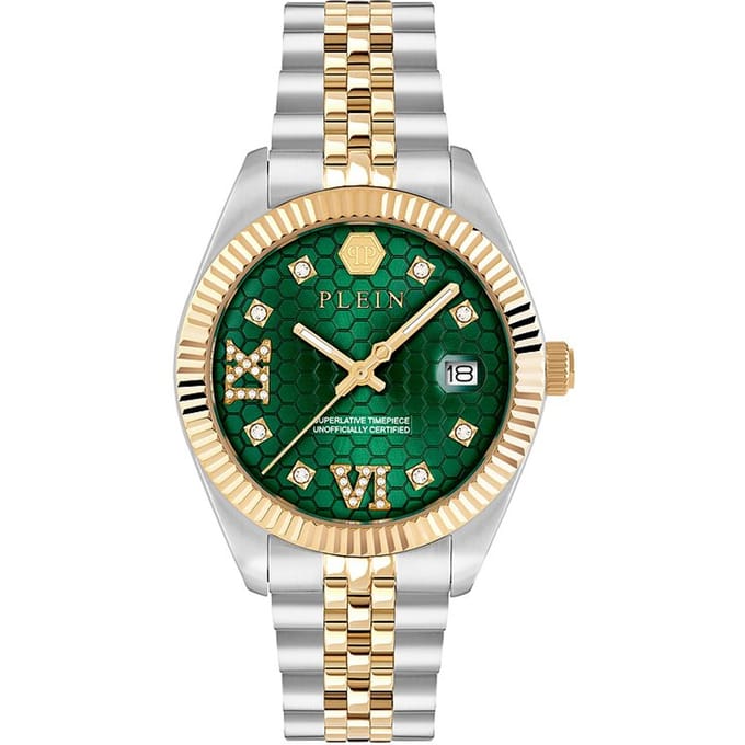 Philipp Plein Date Superlative PWYFA0225 Horloge - Staal - Multi - Ø 34 mm