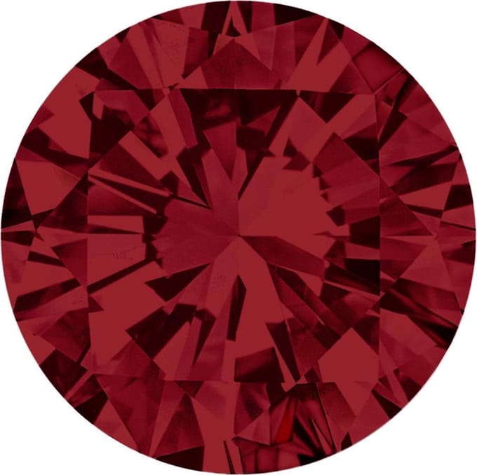Quiges Verwisselbare Mini Munt Zirkonia Steen Rood - SLSRC051