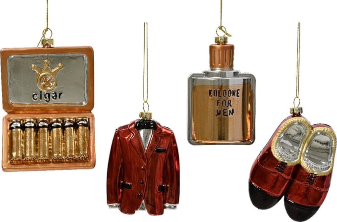 Kersthanger kunststof Mannen accessoires