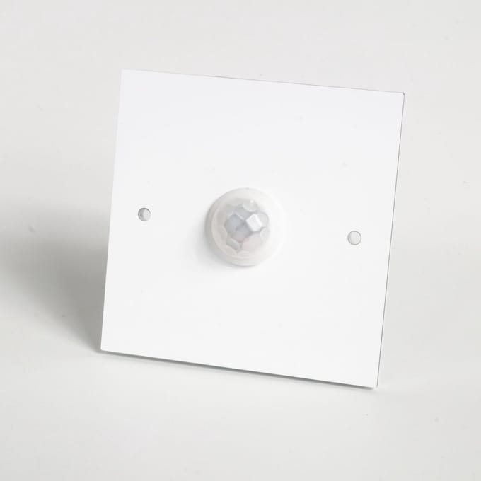 Skinder Electric Afdekplaat met Sensor - Frontplaat voor Trapverlichting - Wit - Losse frontplaat