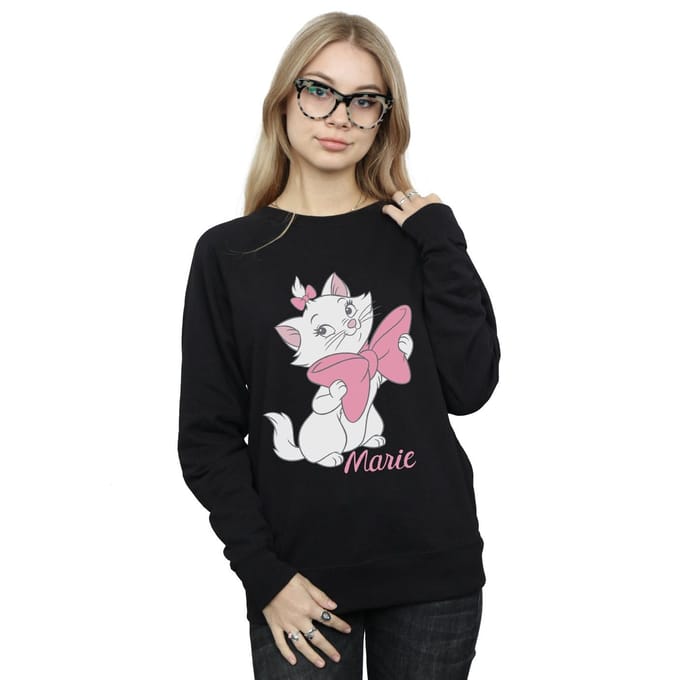 Disney Dames/Dames Aristokatten Marie Strik Sweatshirt (Zwart)