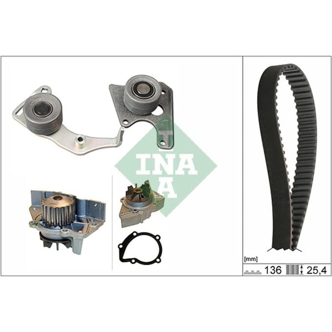 Schaeffler Ina Waterpomp + distributieriem set INA 530 0096 31