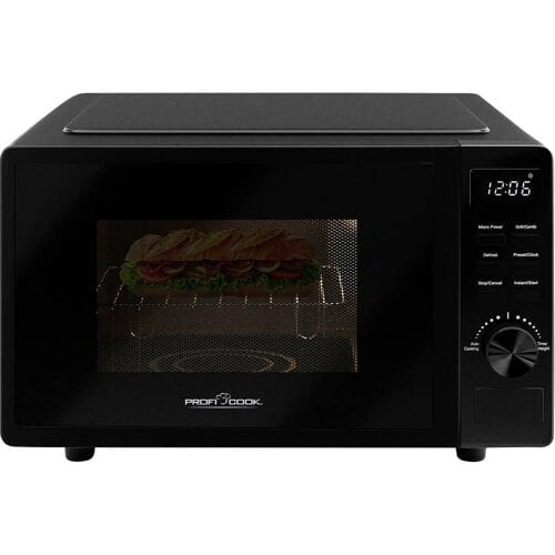 Profi Cook PC-MWG 1278 Magnetron Zwart 700 W Timerfunctie, Grillfunctie