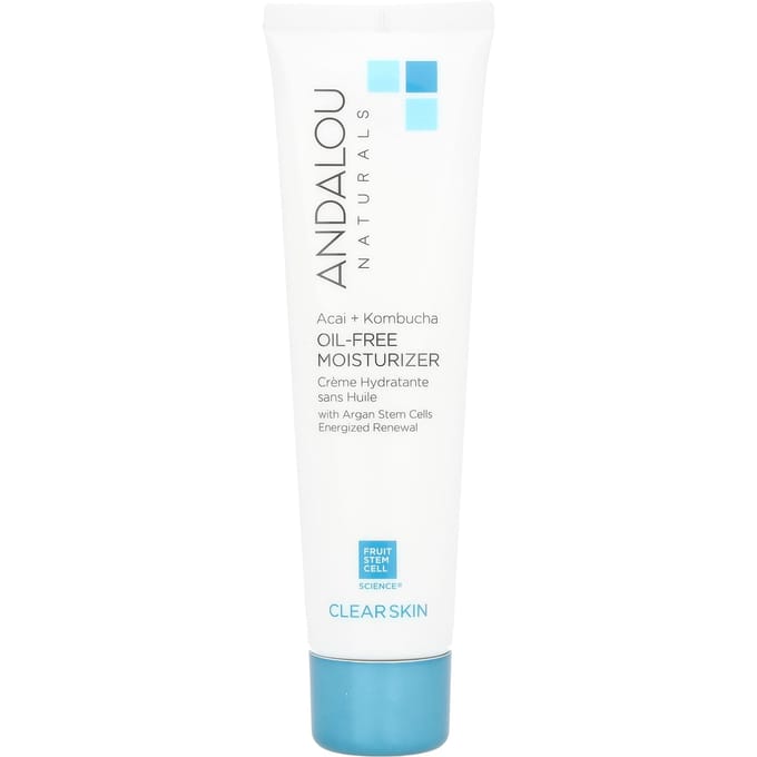 Andalou Naturals, Hydratant sans huile, Açaï + Kombucha, 2,1 fl oz (62ml) white