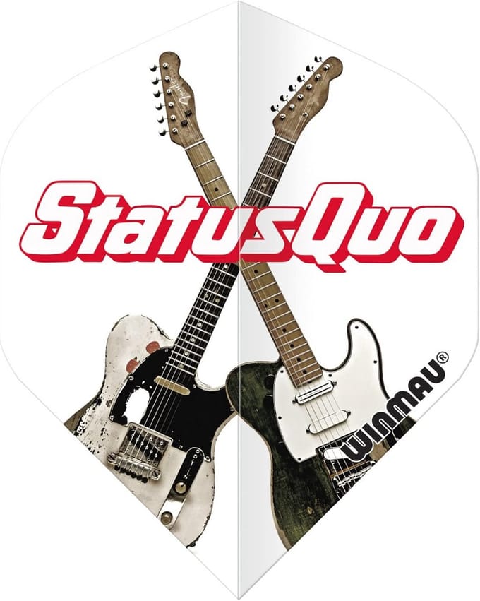 Dartflights 100 Micron Extra Dikke Rock Muziek Set van 3