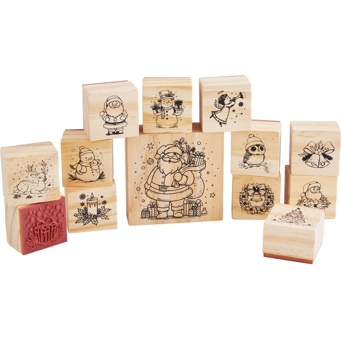 VBS Houten stempel set "Kerstmis"