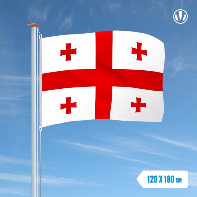 Vlag Georgie 120x180cm