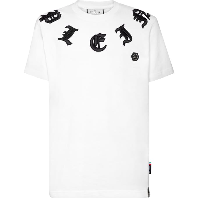 T-Shirt Ronde Hals Gothic Plein