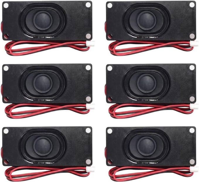 Passieve Luidsprekers - Mini Luidspreker Vervangende Luidspreker - Audioprojecten Integreren - 8 Ohm Impedantie - 3 Watt - Zwart
