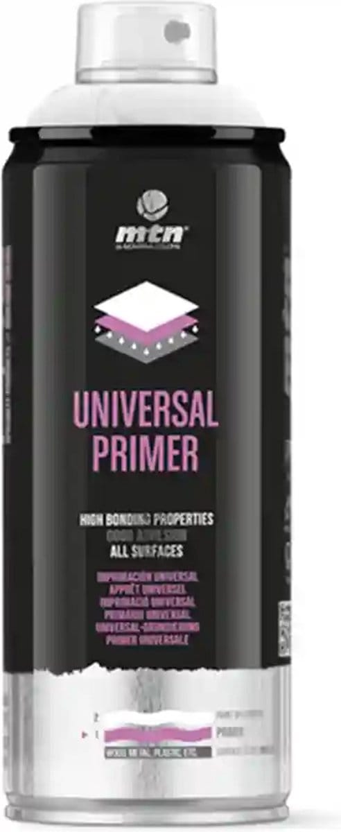 Spuitbus Universele Primer Wit MTN WEPRO 400ML