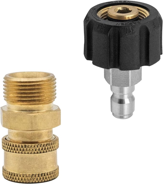 Hogedrukreiniger Adapter Set - Snelsluiting voor Tuinslangen en Accessoires