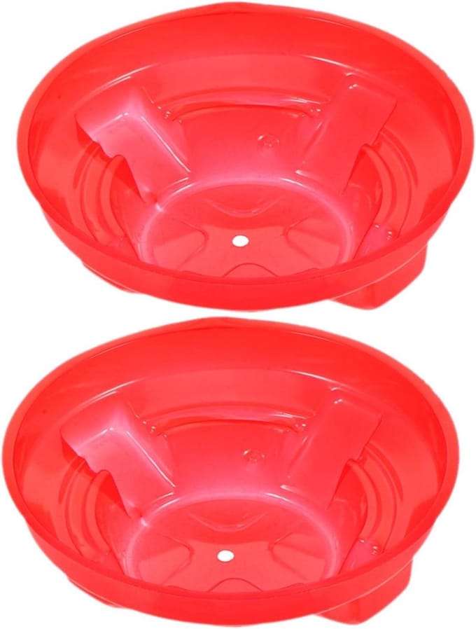 Detector Beschermhoes - Veiligheidskap - Keuken Gebruik - Optimale Detectie - 10.8 cm - Rood