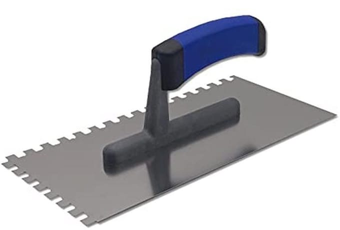 Tooth Trowel - Smoothing Trowel with 8x8mm Teeth - Professional Tile Laying Tool