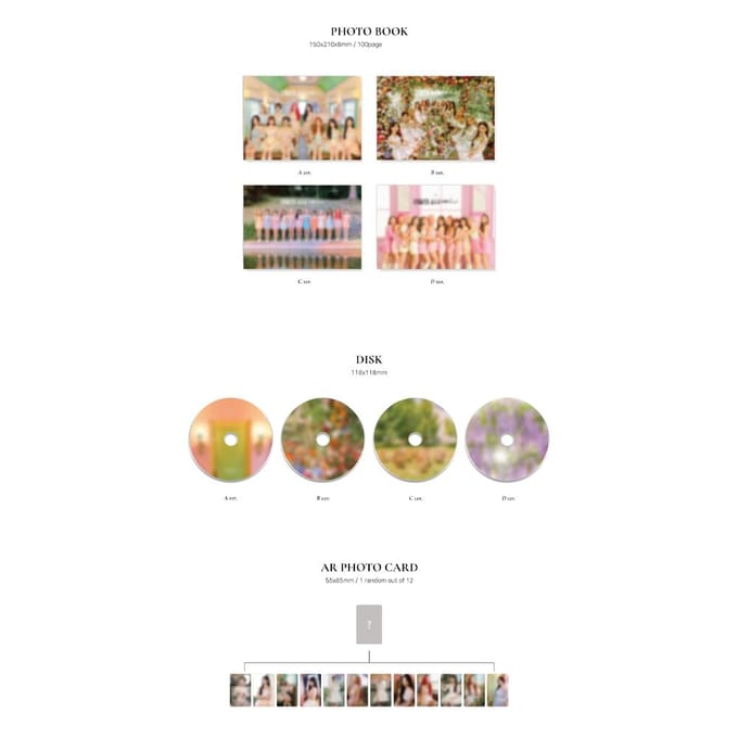 LOONA - Draai dat om (Zomer Special Mini Album) Random beige