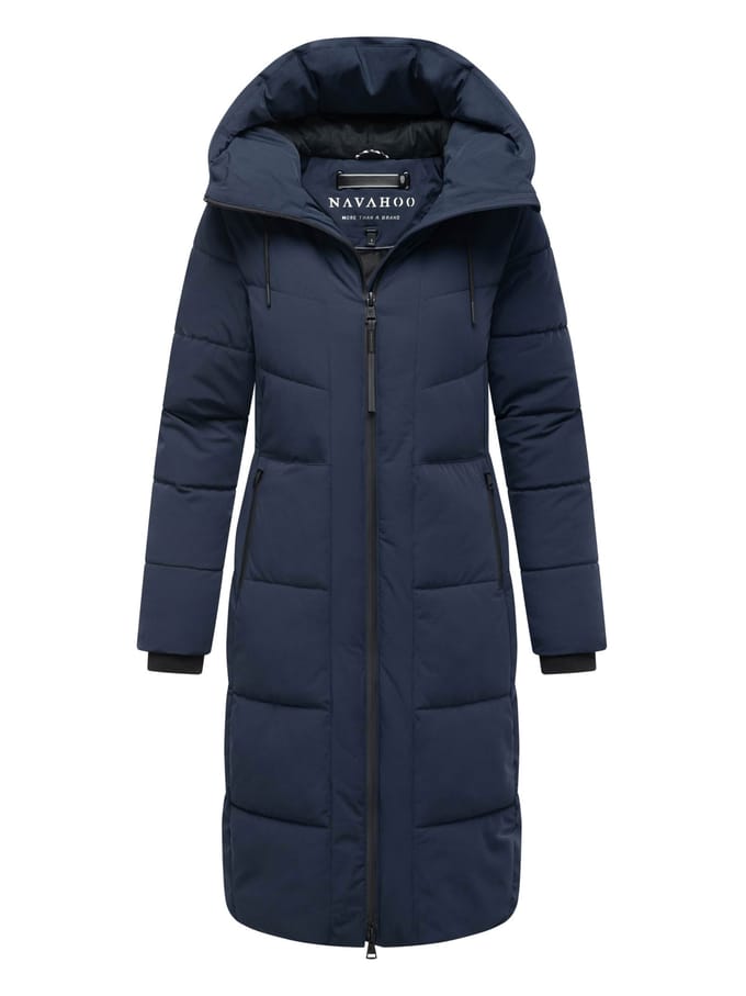 Navahoo dames wintermantel SCHOKOKUSS – elegant, warm & functioneel