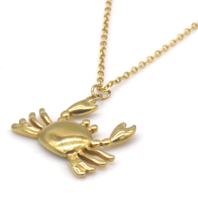 Ketting Krab – RVS – 75cm