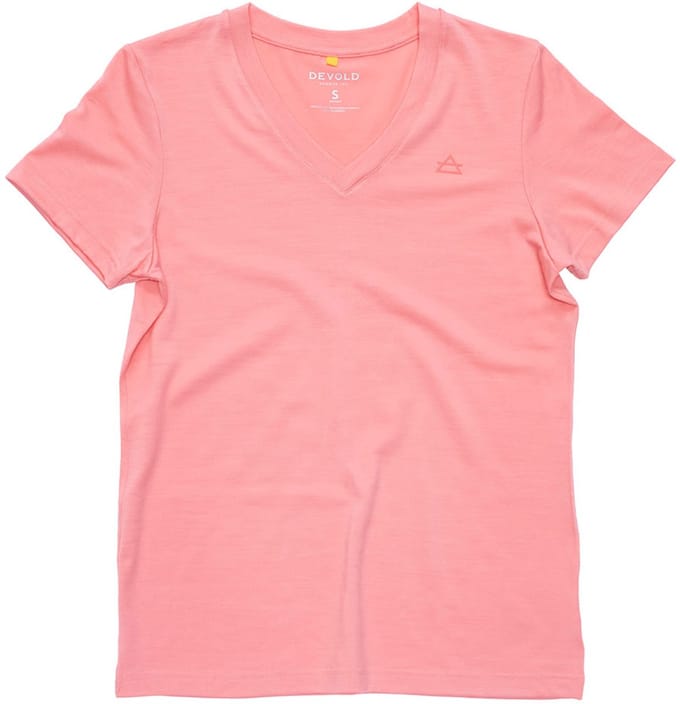 Devold Of Norway Premium T-shirt Met Korte Mouwen Roze M Vrouw