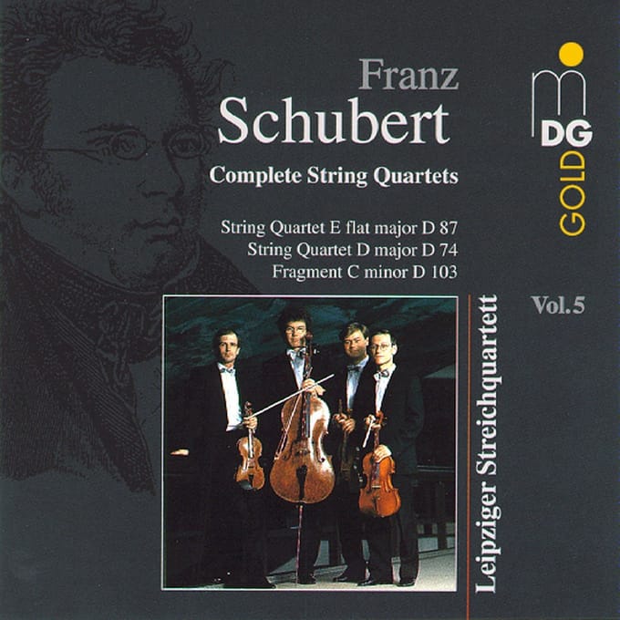 Leipziger Streichquartett - Schubert: Complete String Quartets Vol. 5 (String Quartet E Flat Major D 87 | String Quartet D Major D 74 | Fragment C Minor D 103) (CD)