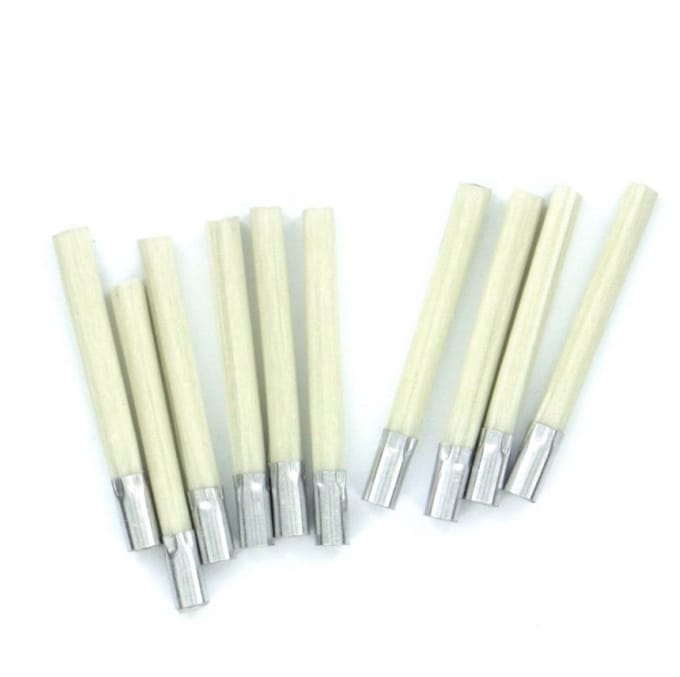 Model Craft Hobbypenseel - PBU1019-2-10 Glasvezelpenseel Navulling - 4mm - 10 Stuks Penseel