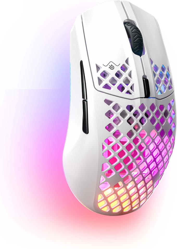 SteelSeries Aerox 3 2022 Edition - Draadloze Gaming Muis - Wit