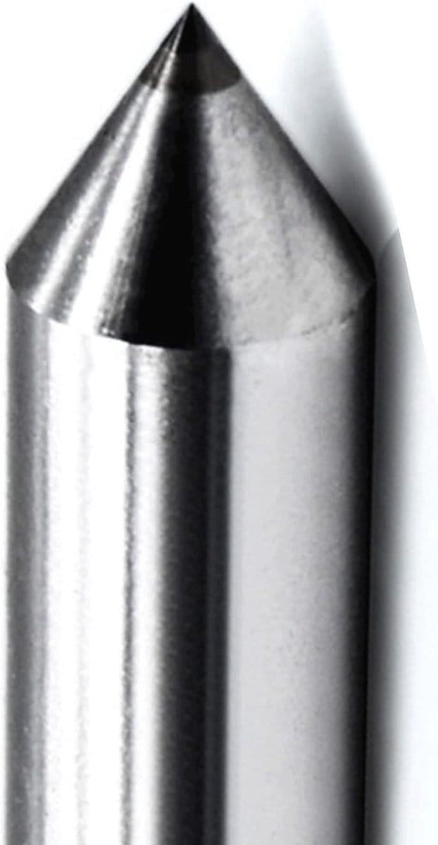 Frees Bits Set - Graveer Bits - Metaal Graveren - Diamant Punt - 2 Stuks - Zilver