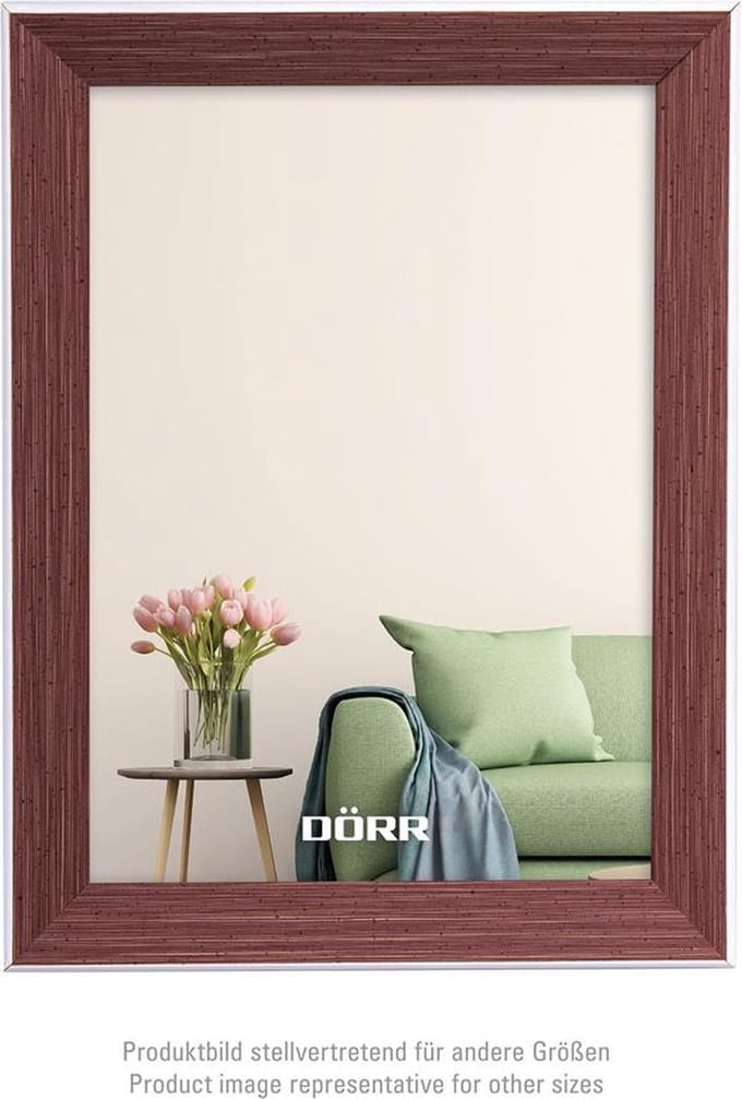 Dörr Wash Kunststof fotolijst 20x30 roodbruin