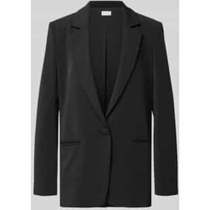Relaxed fit blazer met paspelzakken