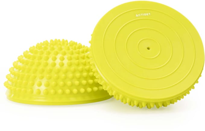 Actiget® Massage Bal | Set Van 2 | Triggerpoint Bal | Massage | Massage Accessoires | Geel | 9 cm